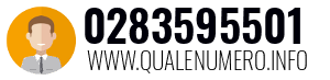 Numero di telefono 0283595501 0283595501