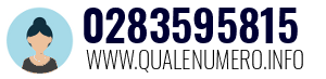 Numero di telefono 0283595815 0283595815