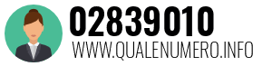 Numero di telefono 02839010 02839010