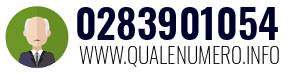 Numero di telefono 0283901054 0283901054