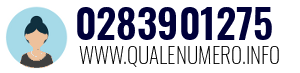 Numero di telefono 0283901275 0283901275