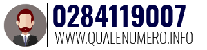 Numero di telefono 0284119007 0284119007