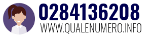 Numero di telefono 0284136208 0284136208