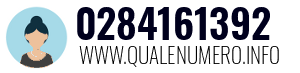 Numero di telefono 0284161392 0284161392