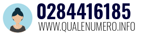 Numero di telefono 0284416185 0284416185
