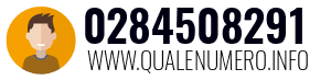 Numero di telefono 0284508291 0284508291