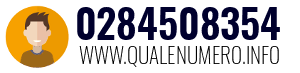 Numero di telefono 0284508354 0284508354
