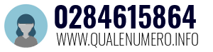 Numero di telefono 0284615864 0284615864