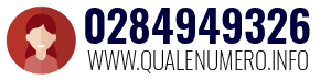 Numero di telefono 0284949326 0284949326