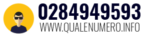 Numero di telefono 0284949593 0284949593
