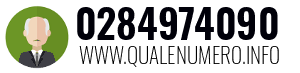Numero di telefono 0284974090 0284974090