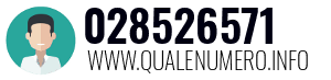 Numero di telefono 028526571 028526571