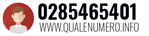 Numero di telefono 0285465401 0285465401