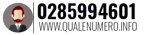 Numero di telefono 0285994601 0285994601