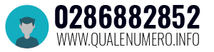 Numero di telefono 0286882852 0286882852