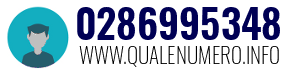 Numero di telefono 0286995348 0286995348