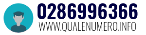 Numero di telefono 0286996366 0286996366