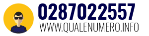 Numero di telefono 0287022557 0287022557
