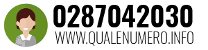 Numero di telefono 0287042030 0287042030