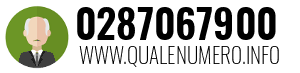 Numero di telefono 0287067900 0287067900