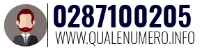 Numero di telefono 0287100205 0287100205