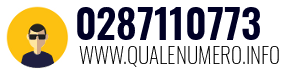 Numero di telefono 0287110773 0287110773