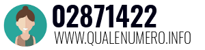 Numero di telefono 02871422 02871422