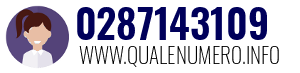 Numero di telefono 0287143109 0287143109