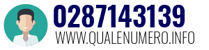 Numero di telefono 0287143139 0287143139