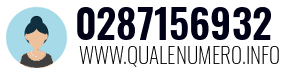 Numero di telefono 0287156932 0287156932