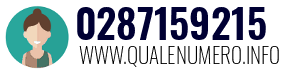 Numero di telefono 0287159215 0287159215