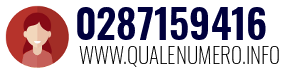 Numero di telefono 0287159416 0287159416