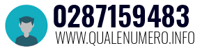 Numero di telefono 0287159483 0287159483