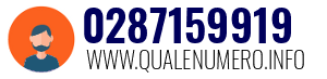 Numero di telefono 0287159919 0287159919