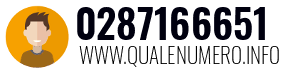 Numero di telefono 0287166651 0287166651