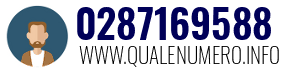 Numero di telefono 0287169588 0287169588