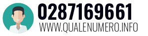 Numero di telefono 0287169661 0287169661