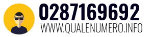 Numero di telefono 0287169692 0287169692