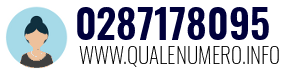 Numero di telefono 0287178095 0287178095
