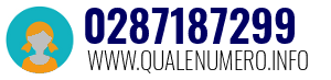 Numero di telefono 0287187299 0287187299