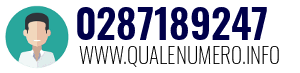 Numero di telefono 0287189247 0287189247