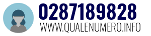 Numero di telefono 0287189828 0287189828