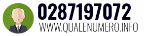 Numero di telefono 0287197072 0287197072