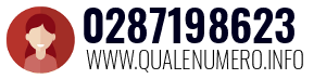 Numero di telefono 0287198623 0287198623