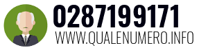 Numero di telefono 0287199171 0287199171