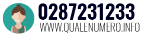 Numero di telefono 0287231233 0287231233