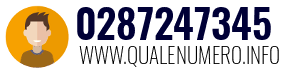 Numero di telefono 0287247345 0287247345