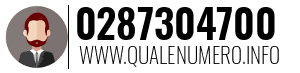 Numero di telefono 0287304700 0287304700