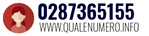 Numero di telefono 0287365155 0287365155