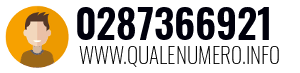 Numero di telefono 0287366921 0287366921